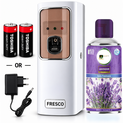 Automatic Air Freshener Dispenser With Free Refill Dual Power Spray Machine