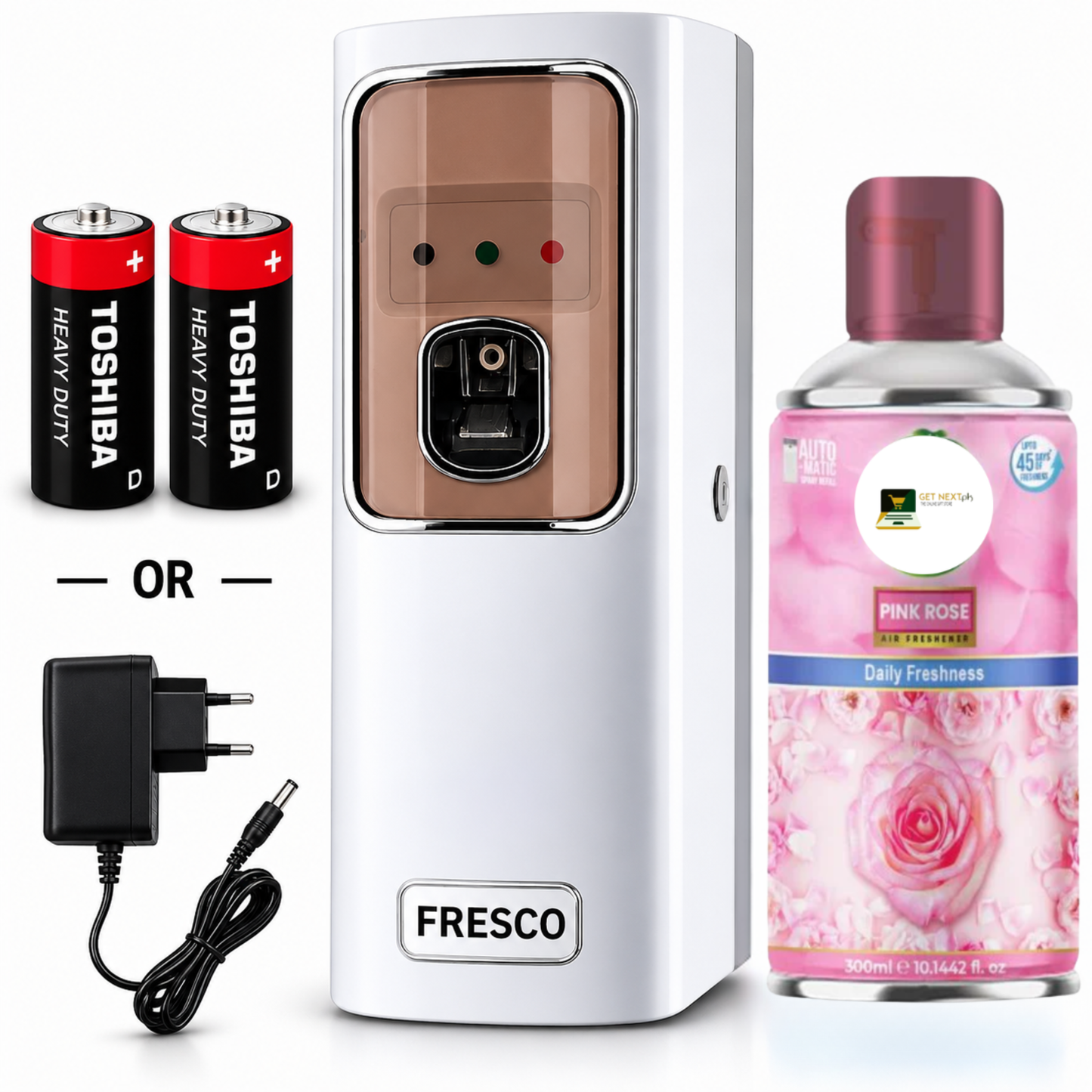 Automatic Air Freshener Dispenser With Free Refill Dual Power Spray Machine