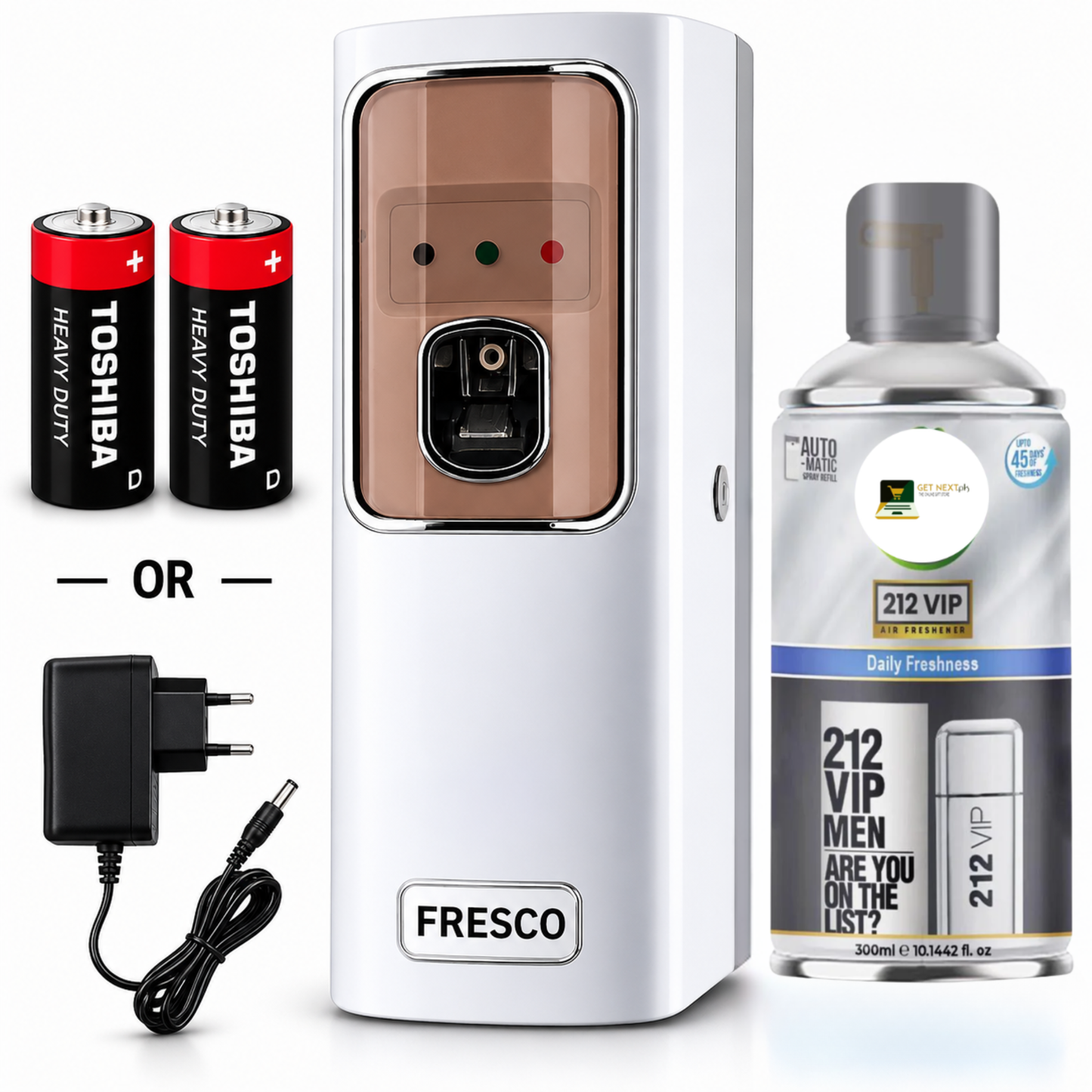 Automatic Air Freshener Dispenser With Free Refill Dual Power Spray Machine