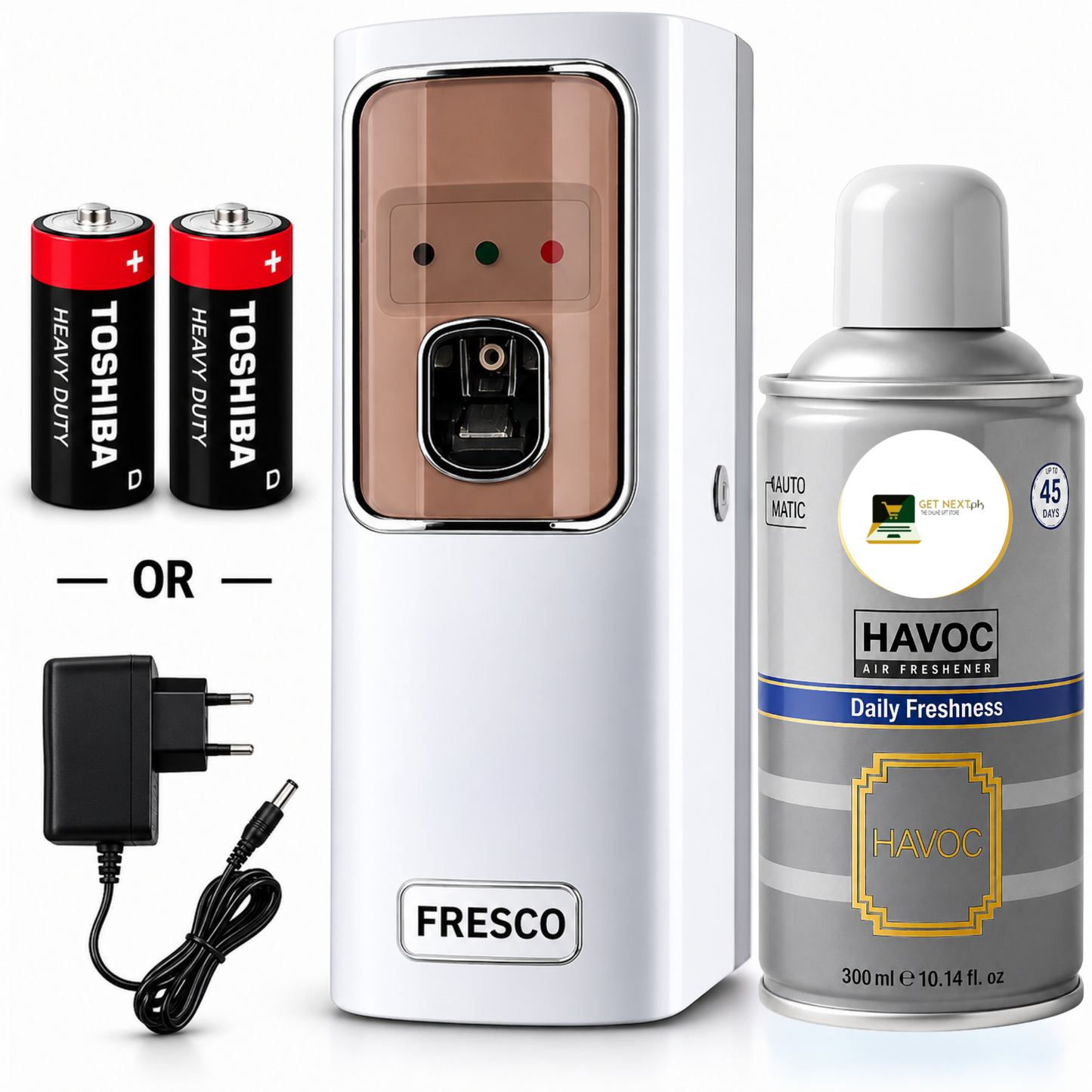 Automatic Air Freshener Dispenser With Free Refill Dual Power Spray Machine