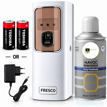 Automatic Air Freshener Dispenser With Free Refill Dual Power Spray Machine