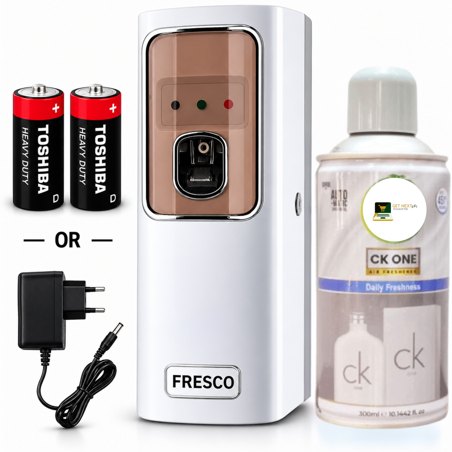 Automatic Air Freshener Dispenser With Free Refill Dual Power Spray Machine