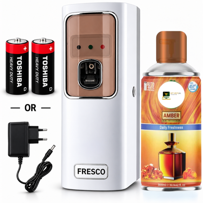 Automatic Air Freshener Dispenser With Free Refill Dual Power Spray Machine