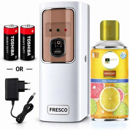 Automatic Air Freshener Dispenser With Free Refill Dual Power Spray Machine