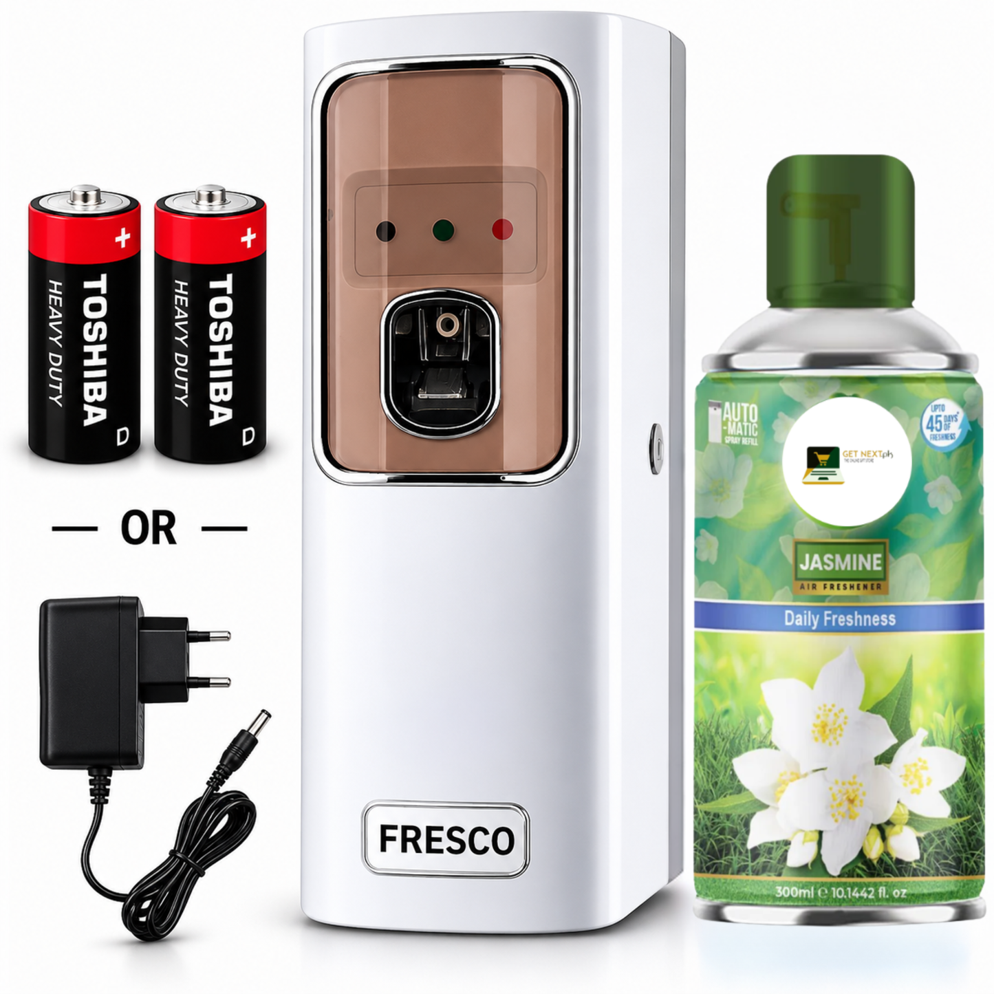 Automatic Air Freshener Dispenser With Free Refill Dual Power Spray Machine