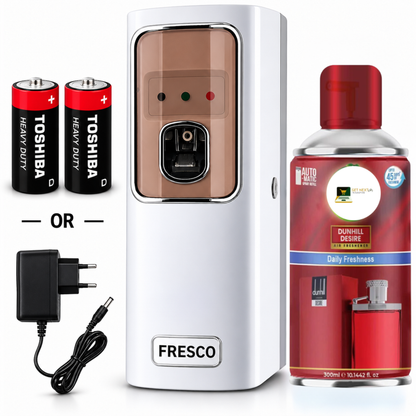Automatic Air Freshener Dispenser With Free Refill Dual Power Spray Machine